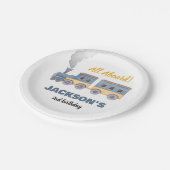 Assiettes En Carton Train Anniversaire Chugga Chugga Deux Chugga Deux (Angle)