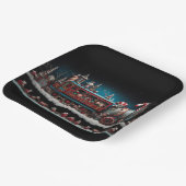 Assiettes En Carton Train de bonbons de Noël Whimsical 1 (Angulaire)