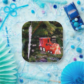 Assiettes En Carton Train et glace (Fête)