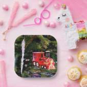 Assiettes En Carton Train et glace (Fête)