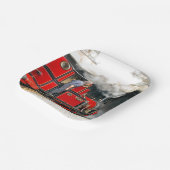 ASSIETTES EN CARTON TRAINS À VAPEUR (Angulaire)