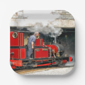 ASSIETTES EN CARTON TRAINS À VAPEUR (Recto)