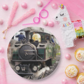 ASSIETTES EN CARTON TRAINS À VAPEUR (Fête)