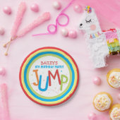 Assiettes En Carton Trampoline Jump Party Plaque papier pour fête d'an (Fête)