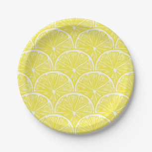 Assiettes En Carton Tranches de citron
