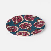 Assiettes En Carton Tranches de grenade (Angle)