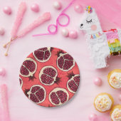 Assiettes En Carton Tranches de grenade 2 (Fête)