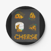 Assiettes En Carton Tranches De Plaques De Papier Fromage (Devant)