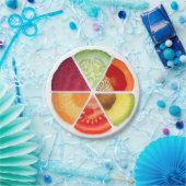 Assiettes En Carton Tranches végétales (Fête)