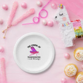 Assiettes En Carton Transformation Beauty Nature Insect Dragonflies Dr (Fête)