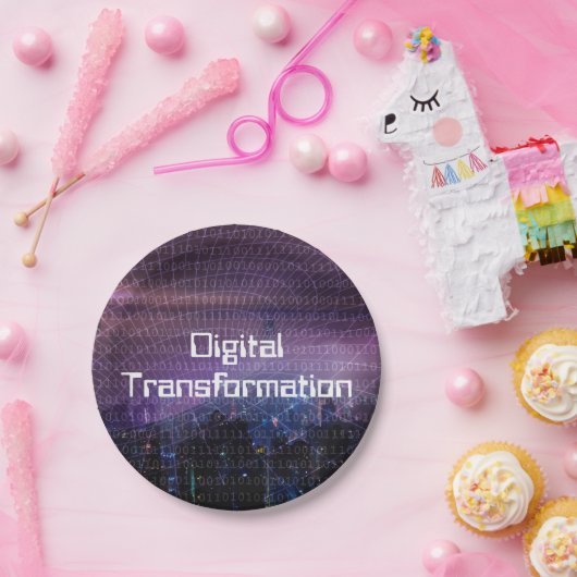 Assiettes En Carton Transformation numérique pour les entreprises (Fête)