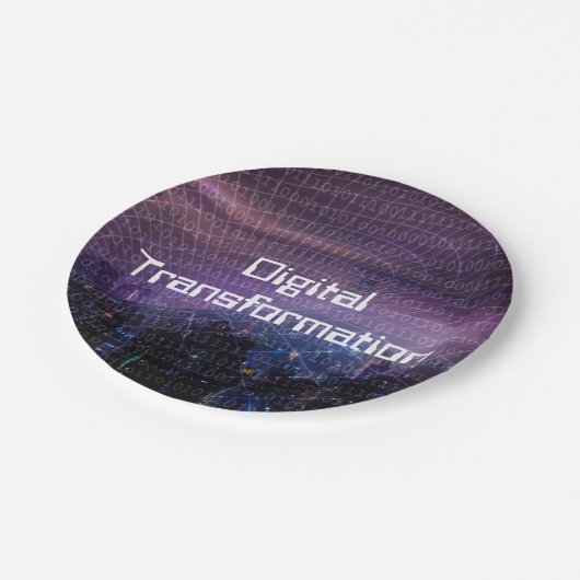 Assiettes En Carton Transformation numérique pour les entreprises (Angle)