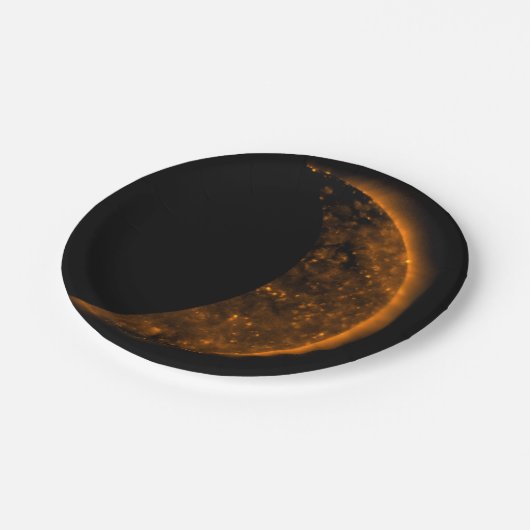 Assiettes En Carton Transport par éclipse solaire (Angle)