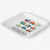 Assiettes En Carton Transport Voitures Camions Train Premier anniversa (Angulaire)