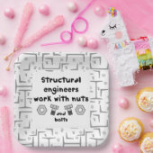 Assiettes En Carton Travail de Structural Engineers (Fête)