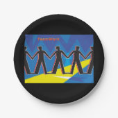 Assiettes En Carton Travail d'équipe (Devant)