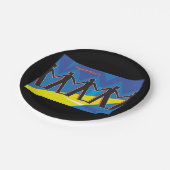 Assiettes En Carton Travail d'équipe (Angle)