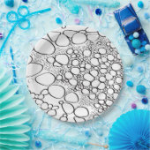 Assiettes En Carton Travail numérique Abstrait 10 (Fête)