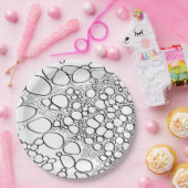 Assiettes En Carton Travail numérique Abstrait 10 (Fête)