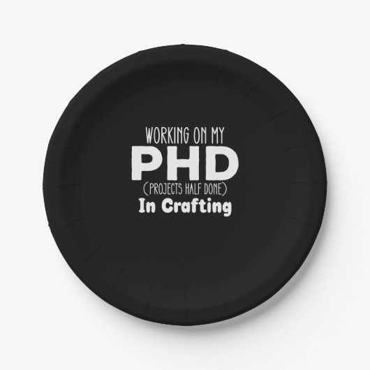 Assiettes En Carton Travail sur mes projets PHD moitié fait dans l'art (Devant)