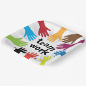 Assiettes En Carton TravailÉquipe (Angulaire)