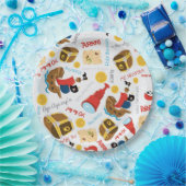 Assiettes En Carton Treasure Island Party Pirate Plaque en papier (Fête)