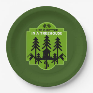 Assiettes En Carton Treehouse Living