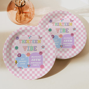 Assiettes En Carton Treize A Vibe Préparatoire Patch Anniversaire 13 A