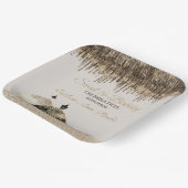 Assiettes En Carton Trendy Gold Ball Gown Sweet 16 Birthday Spark Drip (Angulaire)