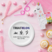 Assiettes En Carton Triathlon SUPÉRIEUR (Fête)