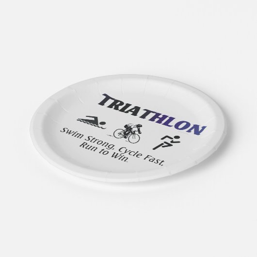 Assiettes En Carton Triathlon SUPÉRIEUR (Angle)