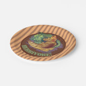 Assiettes En Carton Tricératops Snuggets Plaque en papier (Angle)
