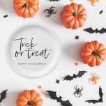 Assiettes En Carton Trick and treat | Happy Halloween<br><div class="desc">Trick and treat | Happy Halloween</div>