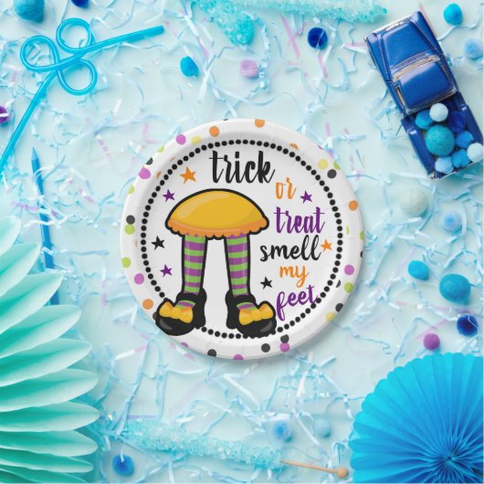 Assiettes En Carton Trick d'Halloween ou fête de l'odeur (Fête)