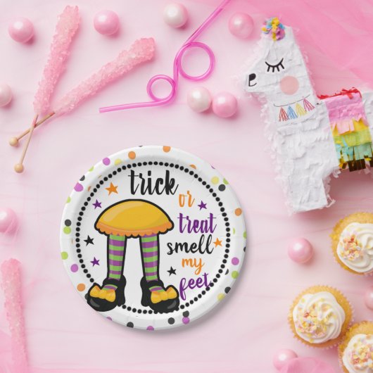 Assiettes En Carton Trick d'Halloween ou fête de l'odeur (Fête)