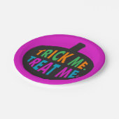 Assiettes En Carton Trick Me Traite, Halloween Multi-Couleur (Angle)
