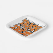 Assiettes En Carton Trick Or Treat Graffiti (Angulaire)