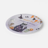 Assiettes En Carton Trick ou traitement Costume d'Halloween fête d'ann (Angle)