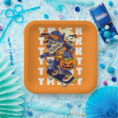 Assiettes En Carton Trick ou Treat Werewolf Plate (Fête)