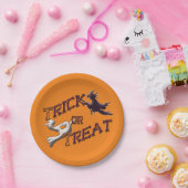 Assiettes En Carton Trick sorcier et fantôme ou traiter les plaques d' (Fête)