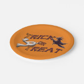 Assiettes En Carton Trick sorcier et fantôme ou traiter les plaques d' (Angle)