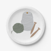 Assiettes En Carton Tricot (Devant)