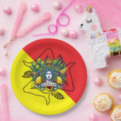 Assiettes En Carton Trinacria sicilienne (Fête)