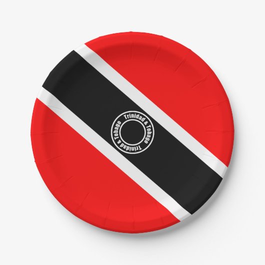 Assiettes En Carton Trinité-et-Tobago (Devant)