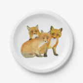 Assiettes En Carton Triplés Fox (Devant)