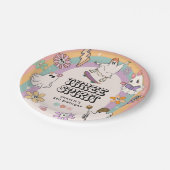 Assiettes En Carton Trois Esprit Retro Halloween 3e fête d'anniversair (Angle)