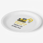 Assiettes En Carton Trois et creuser la construction 3ème fête d'anniv (Angle)