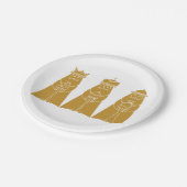 Assiettes En Carton Trois Sages (Angle)