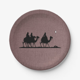 Assiettes En Carton Trois sages