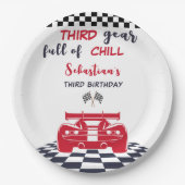 Assiettes En Carton Troisième engrenage plein de froid troisième anniv (Devant)